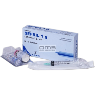 Sefril 1g vial IM/IV Injection-1gm image