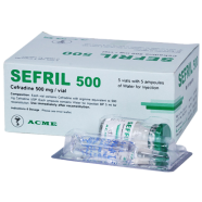 Sefril 500 mg/vial IM/IV Injection-500 mg vial 4 image