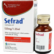 Sefro 125 mg/1.25 ml Pediatric Drops 15 ml bottle image