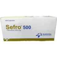 Sefro 500 mg Capsule 6's strip image