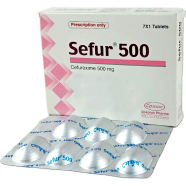 Sefur 500 mg Tablet 7's strip image