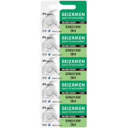 Seizaiken 1.55V Zero percent Hg Silver Oxide Watch Battery (5 Batteries) - 364 SR621SW icon