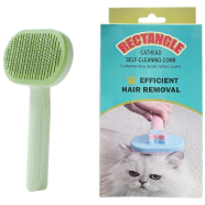 Self-Cleaning Slicker Brush for Short or Long-Haired Cats image