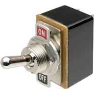 Self-Lock Metal Toggle Switch 14mm Long Head AC 250V 3A 6 Pin 2 Positions SPST ON-OFF Miniature Toggle Latching Switch Self Locking Switch image