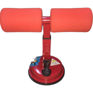 Self-Suction Sit-Up Bar Assistor - Red image