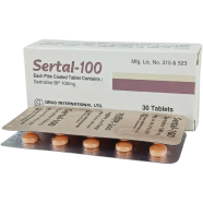 Sertal 100mg Tablet 10's Strip image