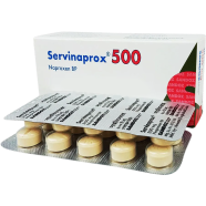 Servinaprox 500 mg Tablet 10'S Strip image