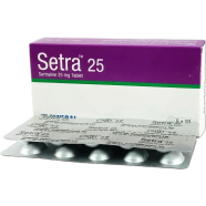 Setra 25 mg Tablet 10's Strip image