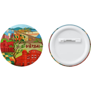 Sevendays Chattogram(Heritage) Button Pin Badge - 10 Pcs image