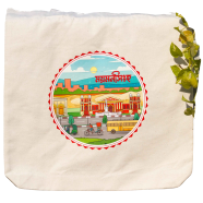 Sevendays Mymensingh (Round) Canvas Tote Bag image
