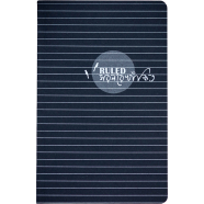 Sevendays Notes Ruled Rekhakito Black Lined Notebook image