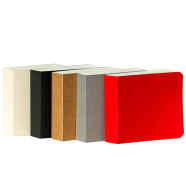 Sevendays Notes Slip Pad Series Black, Grey, Kraft, Red, Texture White Notebook 5-Pack image