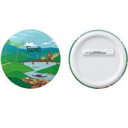 Sevendays Sylhet Button Pin Badge - 10 Pcs image