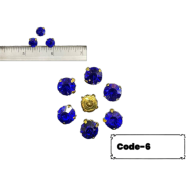 Sew On Rhinestone Cap Stones For Fabric Embellishment 50pcs image