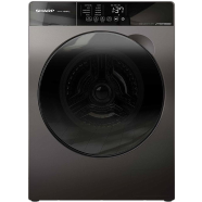 Sharp Full Auto Front Loading Inverter Washing Machine ES-FW105SG | 10.5 KG - Dark Grey image