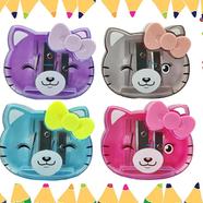 Sharpener for Pencil Sharpening for Kids Stylish, Stationary Set for Kids, Stationary Items(Pack of 1 Assorted Color) image