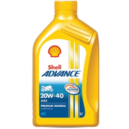 Shell Advance AX5 20W-40 Premium Mineral – 1 Litre image