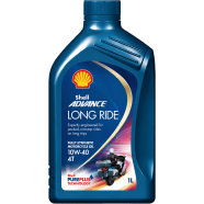 Shell Advance Long Ride 10W-40 Full Synthetic – 1 Litre image