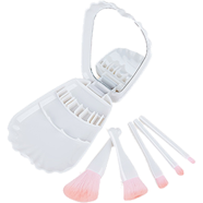 Shells Shape Mirror Box with Beautiful Makeup Brush Set 5 Pcs icon