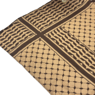 Shilpaholic Biscuit And Coffee Keffiyah Hijab image