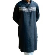 Shilpaholic Black Signature Panjabi image