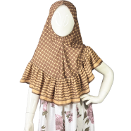 Shilpaholic Coffee And Base Kids Keffiyeh Hijab image