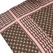 Shilpaholic Coffee And Light Pink Keffiyah Hijab image