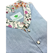 Shilpaholic Floral print Panjabi image