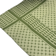 Shilpaholic Light Olive And Olive Keffiyah Hijab image