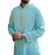 Shilpaholic Ocean Mint Panjabi image