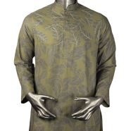 Shilpaholic Olive Shadow Heritage Panjabi image