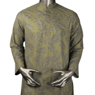 Shilpaholic Olive Shadow Heritage Panjabi image