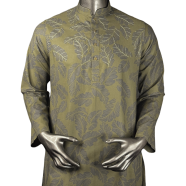 Shilpaholic Olive Shadow Heritage Panjabi image