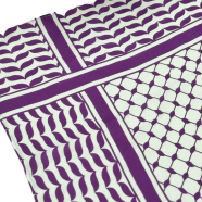 Shilpaholic White And Purple Scarf image