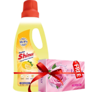 Shinex Floor Cleaner Citrus 1 ltr Get Leona Soap 100 gm Free image