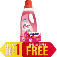 Shinex Floor Cleaner Floral 1Ltr (Buy 1 Get 1 Savlon Mild Soap 75 gm FREE) image