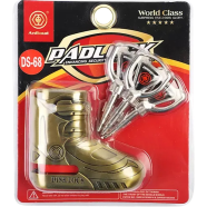 Shoe Shape Anti-Theft Disc Brake Rustproof Rotor Lock (Antique Bronze Color) 1 Pcs With 3 Key icon