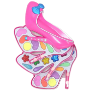 Shoe Shape Make-Up Set Pretend Play Useable Make up Toys For Girls-3 Layer Set (makeupbox_shoe_Y99101C4) icon