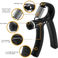 Shop Pro 5-60 KG Adjustable Hand Strengthener Grip | High Quality Hand Grip image