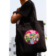 Shopno Jabe Bari Canvas Tote Bag image