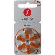 Signia Hearing Aid Battery Size 13, Pack of 6 Batteries icon