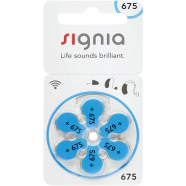 Signia Hearing Aid Battery Size 675, Pack of 6 Batteries image