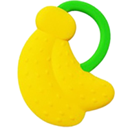 Silica Gel Baby Banana Hand Teether CN -1 Pcs image