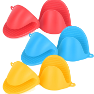 Silicon 2 Pcs Grip Oven Pot Holder - Kitchen Accessories (Any Color) image