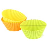 Silicon Mini Muffin Cup Cake Mold (8 Pcs/Set) - JRMM-238AAE