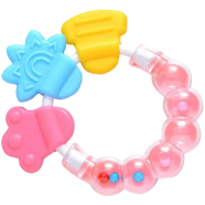 Silicone Baby Hand Teether With Jhunjhuni CN - 1pcs image
