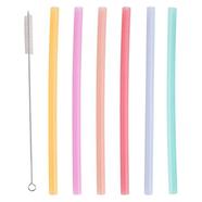 Silicone Drinking Straw With Cleaning Brush Set - C007152-L icon
