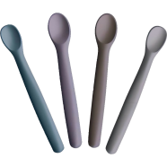 Silicone Feeding Set With 4 Spoons image