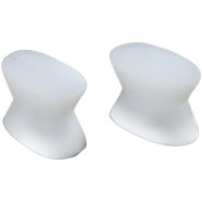 Silicone Foot Finger Toe Separator Adjuster Hallux Valgus Pedicure Corrector - White image