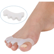 Silicone Gel Toe Separators, Toe Spacers Bunion, Hammer Toe Corrector Pain Relief Toe Straightener Achilles Stretcher image